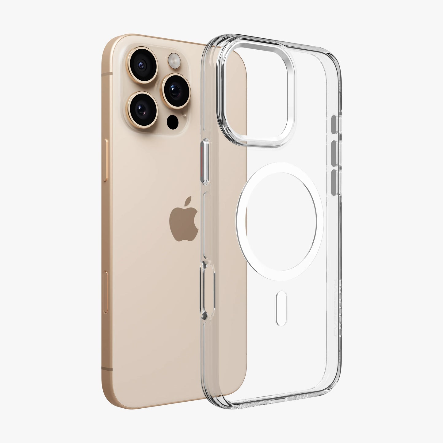 iPhone Transparent MagSafe Case | Anti-Yellow Cover + 4 FREE Gifts (Cable protector + Camera Lens Protector + Tempered Glass + sticky pad)