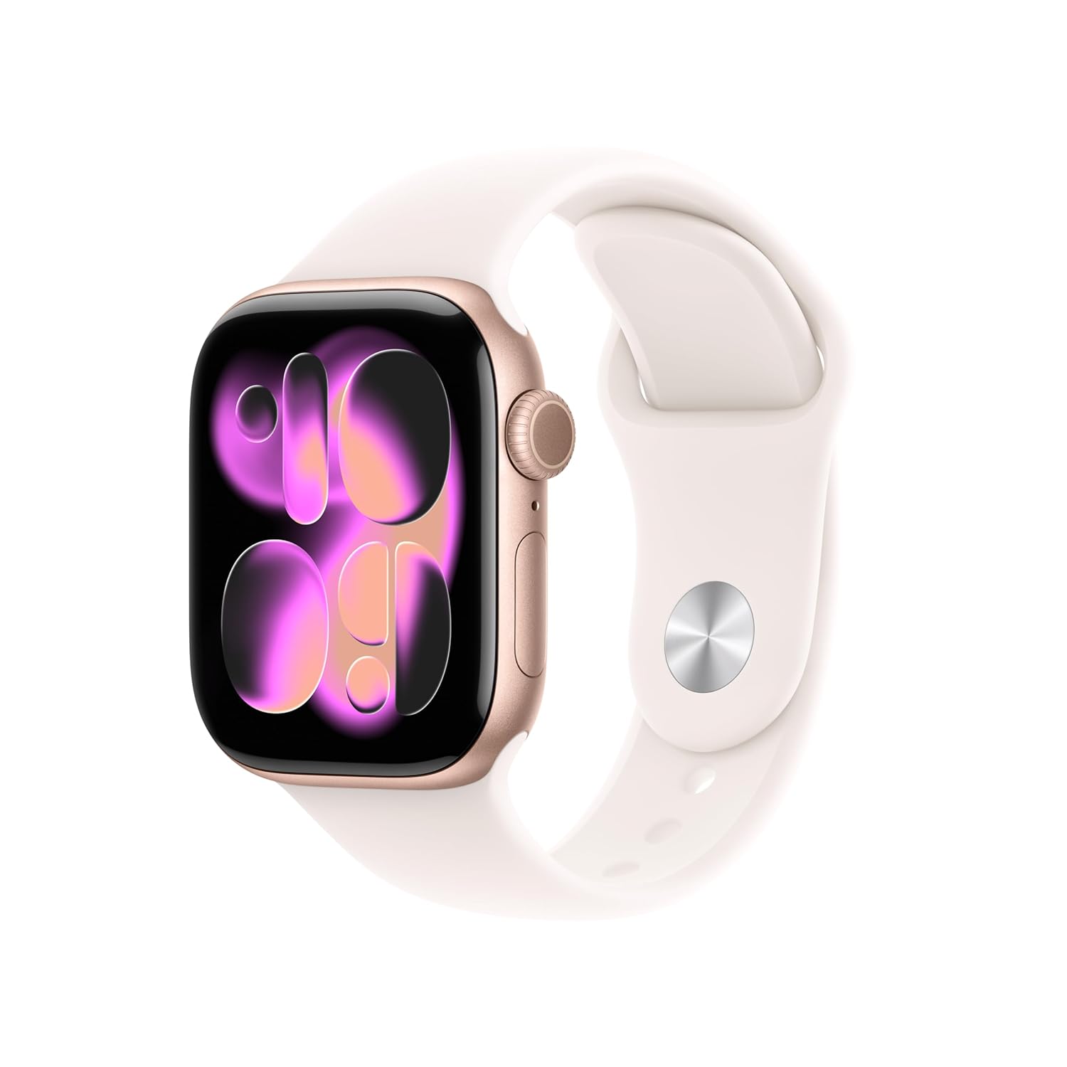 EthoWatch Series 11 Smartwatch 46MM – 1.91" Full Touch Display, Bluetooth Calling, Serial number working, Heart Rate Monitor, 6-Day Battery, Hassle-Free Warranty With ON /OFF Logo and FREE 2 Stylish Watch Strap Rose Gold
